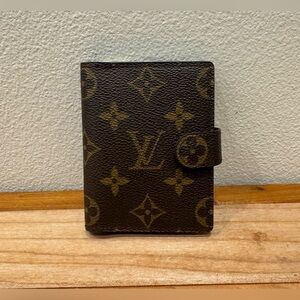 Louis Vuitton Monogram Mini Agenda Cover With Original 2003 Calendar